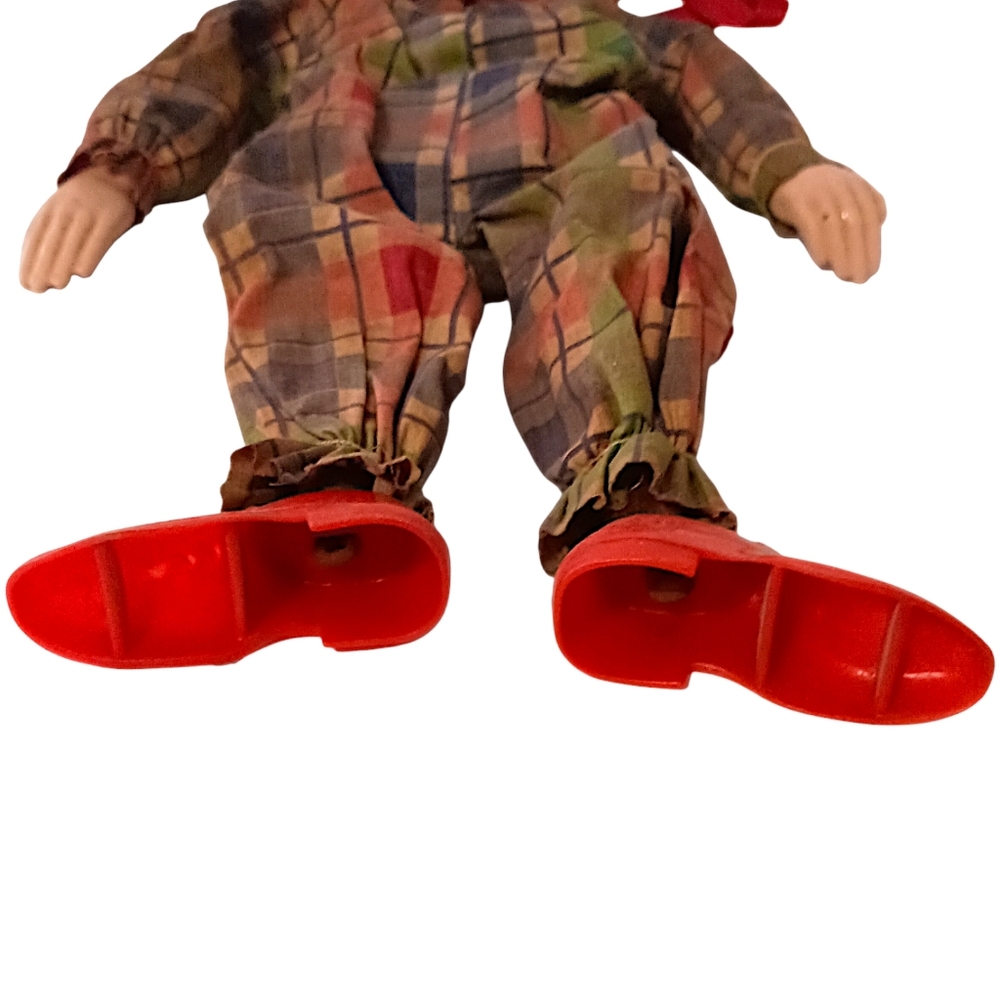 Hazzelles Bimbo The Clown Marionette Puppet BODY ONLY Composite Head 802 Vintage - Picture 4 of 16